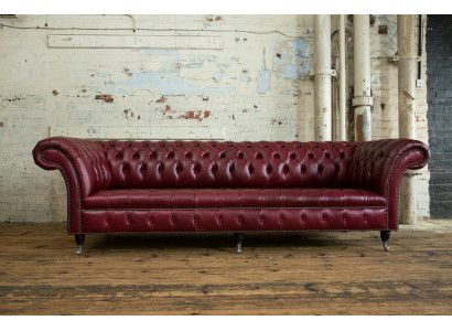 Chesterfield dizaina dīvāns 4-vietīgs dīvāns auduma delux klasiskie tekstila dīvāni