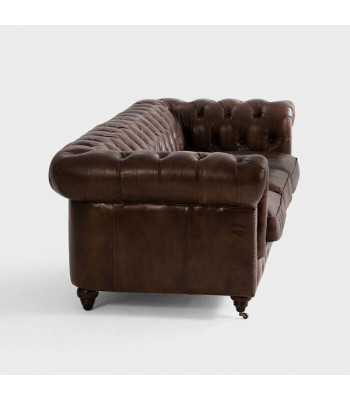Sofasēžu komplekts 3+1 Sēdvietas Dīvāns Polster Sēdejvieta Chesterfield Dīvāns Tekstils Āda Jauns