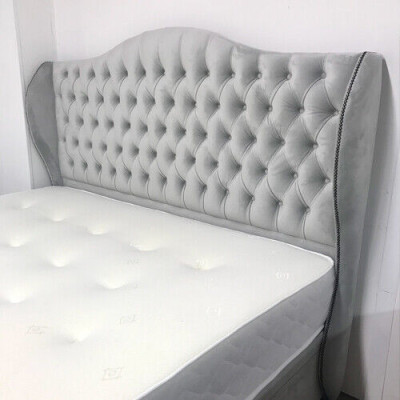 Chesterfield gults dizains guļamistabā Angļu gultas 180x200cm tekstila polsteris