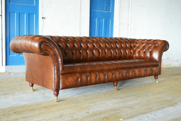 Chesterfield 4 vietu mīkstais dīvāns Moderns stils āda Audums dīvāns Āda