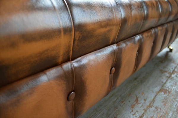 Chesterfield 4 vietu mīkstais dīvāns Moderns stils āda Audums dīvāns Āda