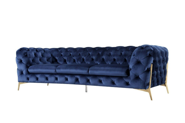 Chesterfield 3 sēdvietu dīvāns Ar apmetumu Trīs sektoru dizaina dīvāns Tekstila materiāls Itālijā