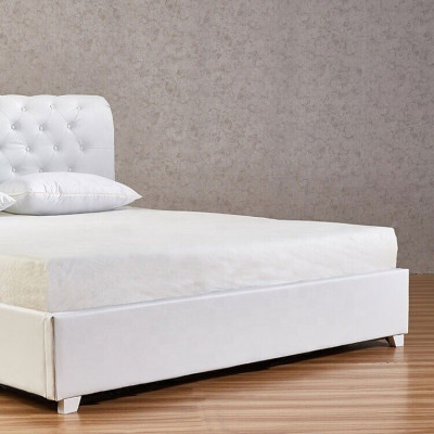 Chesterfield dizainera gultasistabas guļamistaba mākslīgā ādas pārvalki 140/160/180/200 cm