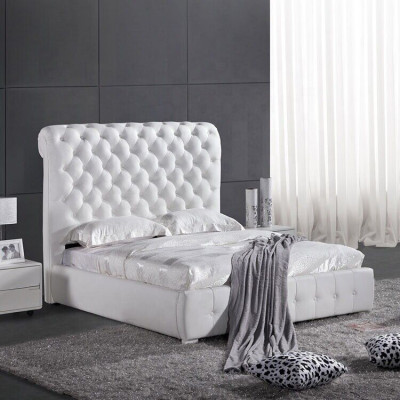 Chesterfield pasūtījuma krāsa izvēlēta divvietīgs gultas pats taisīts gultas Lila Brown Beige