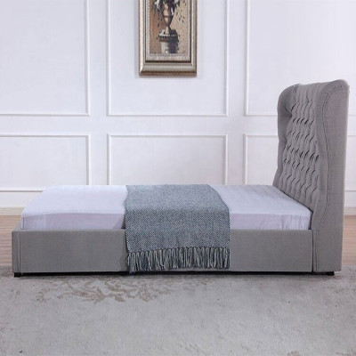 Gulta Chesterfield polsterbedzel Luxus guļamistabas dizaina gultas tekstils āda jauns