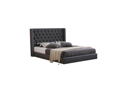 Lielā sirmā Chesterfield divguļamā gulta Royale luksusa gultas
