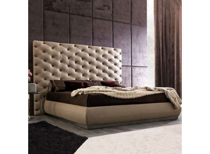 Bezgalīgas sienas paneļi Chesterfield luksusa gulta dizainera divguļamie gulti.
