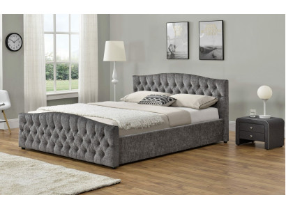 Chesterfield gulta dizains guļamistabai Angļu modeļi 180x200 auduma pārvalks