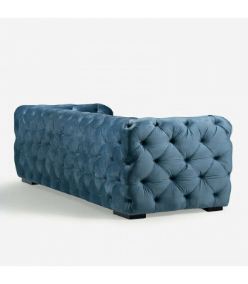 Chesterfield 3 vietu moderns luksusa dīvāns dizainera dzīvojamajā istabā - trīsvietīgs