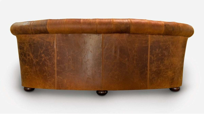 Chesterfield ādas apdare dizains dīvāns luksusa dīvāns klasiskais dīvāns 3-vietīgi jauns