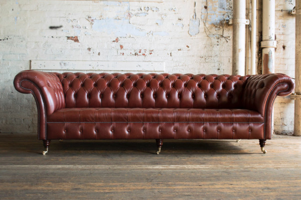 Xxl Lielā sofa Cesterfīldas sofa 4-vietīgs dīvāns Polster Luxus Klasiskais tekstils