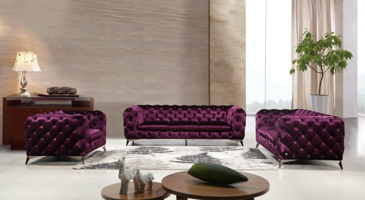 XXL Lielā sofa Chesterfield 3-vietu mīkstais dīvāns Sēdvieta Trijiem auduma materiāls