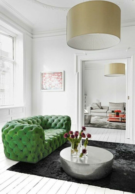 Xxl Lielais ģērbšalas Chesterfield trīsvietīgais dīvāns ar samtu mīkstajiem dīvāniem 240 cm Verlour Jauns