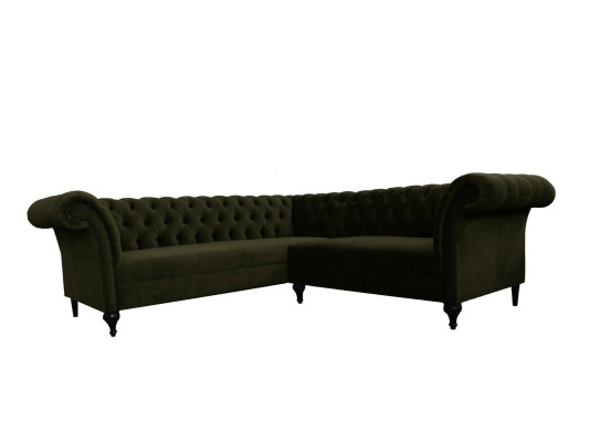 Chesterfield stūrsofas stūra dīvāns dizainera dīvāns dīvāns samta ādas dīvāns SLIII dīvāns