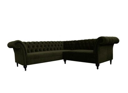 Chesterfield stūrsofas stūra dīvāns dizainera dīvāns dīvāns samta ādas dīvāns SLIII dīvāns