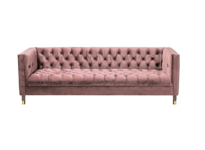 Chesterfield dīvāns Roze Mēbeles 4-vietīgi dīvāni Tekstils audums Dīvāni xxl big 230cm