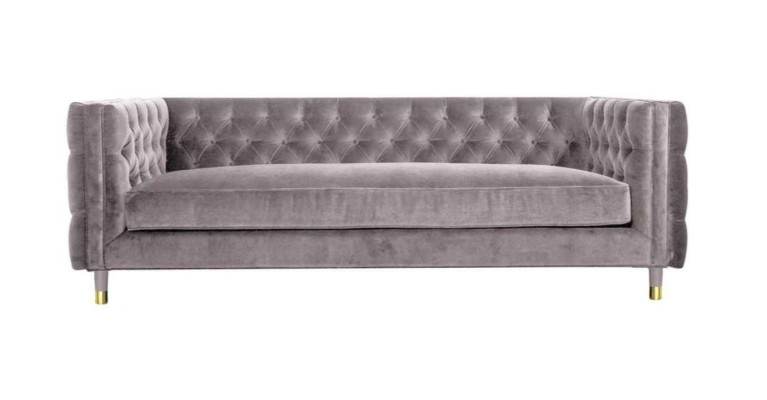 Chesterfield Sofa Taupe Mēbeles 4 sēdētājs Jauns xxl Lielais Tekstils Auduma Dīvāns Pamatnes