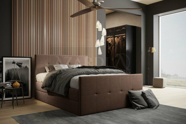 Chesterfield gultas apģērbs divvietīga gulta xxl dizaina luksusa boxspring gulta.