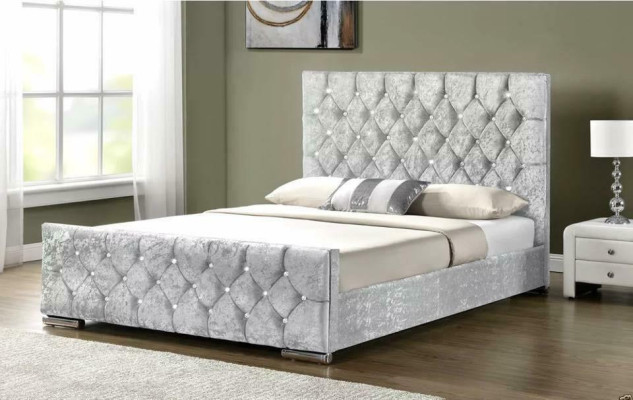 Dizainera balts Chesterfield divguļamais gultas Luxus guļamistabas gultas
