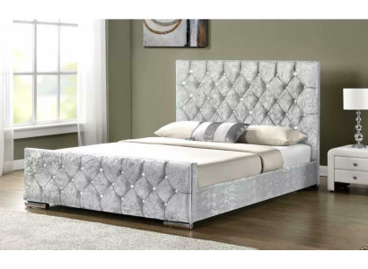 Dizainera balts Chesterfield divguļamais gultas Luxus guļamistabas gultas