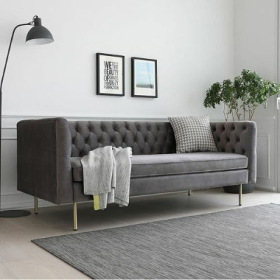 Dīvāns Luksusa audums Chesterfield dīvāns Dīvāni Polster 3-vietīgs Itālijas mēbeles