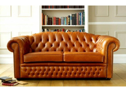 Chesterfield Sofa Dīvāns Apdares Audums Ādas Dīvāns Brūna Kopa 3 Vietnes
