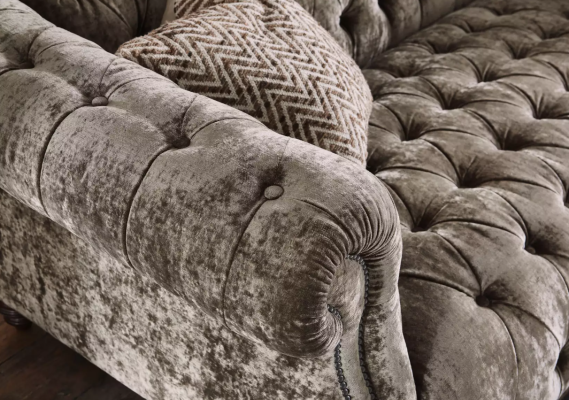 Chesterfield brūns trīsvietīgs dizainera 3-vietīgs dīvāns luksusa sofa.