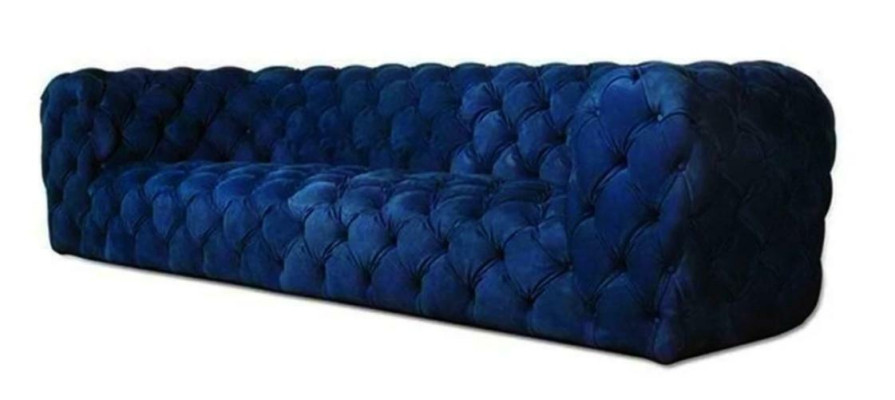 Dzeltenais Chesterfield dīvāns ar četrām sēdvietām XXL liels dīvāns mīksti jaunumi cosy dīvāns.