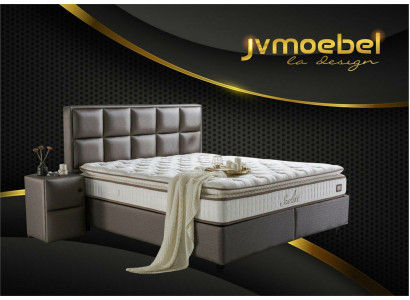 Gultas ādas guļamistabas mēbeles Kvalitatīvas modernas gultas boxspring jaunas