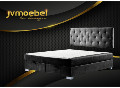 Luksusa divguļamais gulta ar ''Boxspring'' klāju Divguļamais guļamistabas mēbeles audums 140 160 180 x 200 cm