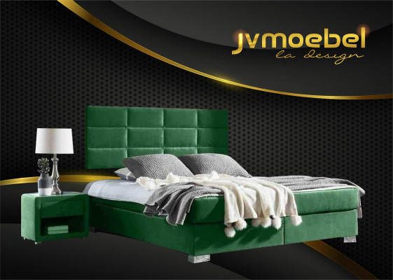 Boxspring guļamistabas luksusa gulta divstāvu mēbeles audums 140 160 180 x 200cm
