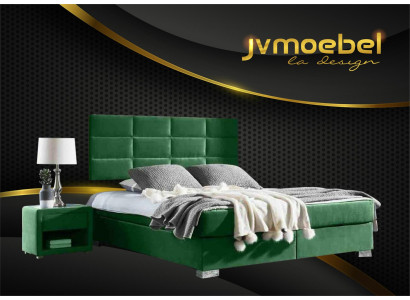 Boxspring guļamistabas luksusa gulta divstāvu mēbeles audums 140 160 180 x 200cm
