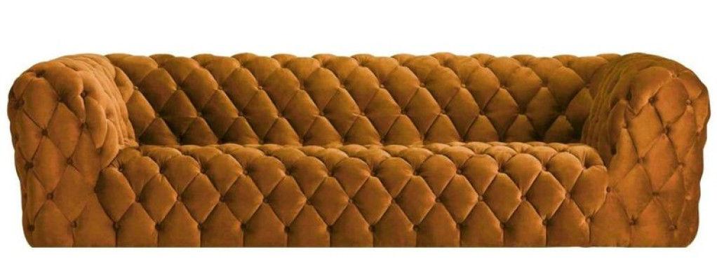 Pinke Xxl Lielā Dīvāns Chesterfield Sofa Polster Stoff Couchen Viersitzer 250cm jauns
