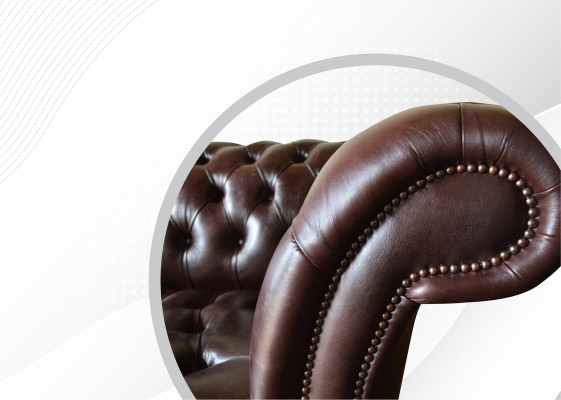 Sofas Chesterfield Polster dizains XXL Luksusa sofa 4-vietīga ādas dīvāns dīvāns