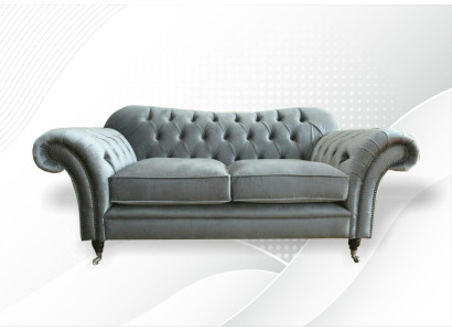 Chesterfield Tekstils Dīvāns 2 Vietu Greznas Dīvāns Polster Dīvāni Dizaina Auduma Dīvāns Jauns