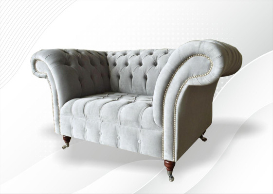 Chesterfield krēsls dīvāns auduma dīvāns 1,5 sēdvietu viena sēdeklis
