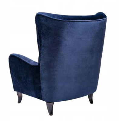 Sēžamkrēsls Tekstils Audums Chesterfield Samts Mēbeles Dzīvojamā Istaba Modernas Dīvāni Zils