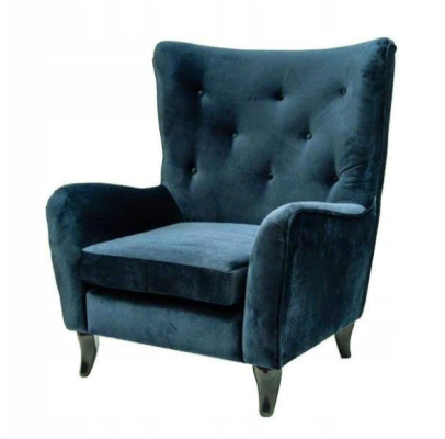 Sēžamkrēsls Tekstils Audums Chesterfield Samts Mēbeles Dzīvojamā Istaba Modernas Dīvāni Zils
