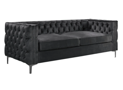 melna Česterfilda dīvāns luksusvelveta auduma dīvāni dīvānu komplekts dīvāni polsteris jauns