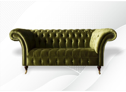 Dīvāns divvietīgs 2 sēdvietīgs klasiskā polsterētājs jauns sofa Chesterfield sofa jauns