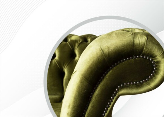 Dīvāns divvietīgs 2 sēdvietīgs klasiskā polsterētājs jauns sofa Chesterfield sofa jauns