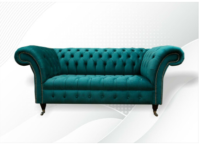 Dīvāns 2-vietīgs Kesterfilda mīkstā dizaina luksusa dīvāns Sofa atpūtas kluba dīvāni.