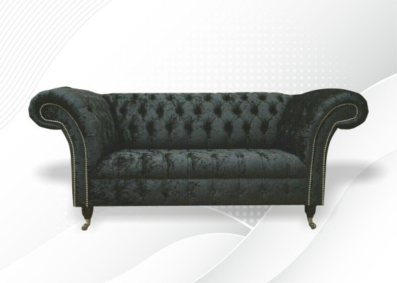 Tranzīsts no vāciešu valodas: Chesterfield Samt Club Couch Polster 2 Sitzer dizains Tekstila dīvāns Dīvāns - latviešu valodā: Ševro Chesterfield Samta kluba dīvāns Polster 2 Sitzer dizains Tekstils dīvāna dīvāni