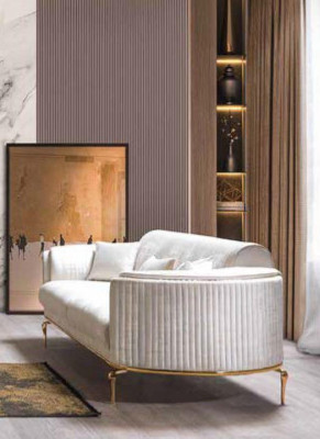 Luksusa trīsvietīga dīvāna gulta moderns dīvāns auduma materiāls 234cm xxl