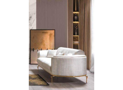 Luksusa trīsvietīga dīvāna gulta moderns dīvāns auduma materiāls 234cm xxl