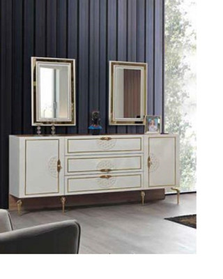 Konsultācijas spoguļu alga Konsole Kommode Sideboards 3tlg