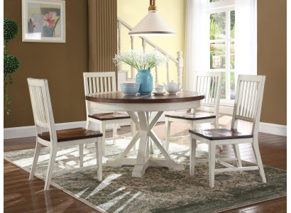 Ēdamgalds ar 4 krēsliem ēdamistabas komplektā, klasiska galda komplekts jauns