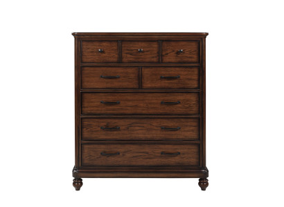 Country style furniture tall chest of drawers cabinet designer cabinets brown sideboard new