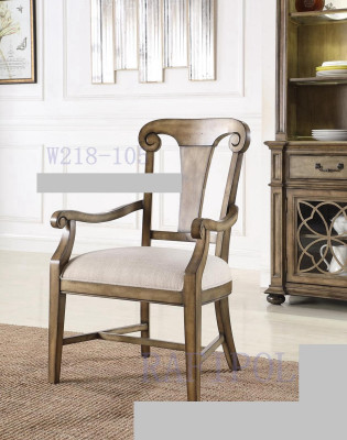 Krēsls Brūns Dizains Dzīvojamā Istaba Ēdamistaba Koka krēsli Ar roku atbalstu Jauns