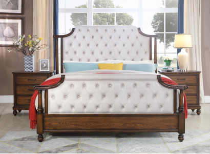 Gultas 2x nakts galdiņš 3 gabalu komplekts guļamistabai Gultas jaunas Luksusa Chesterfield 180x200